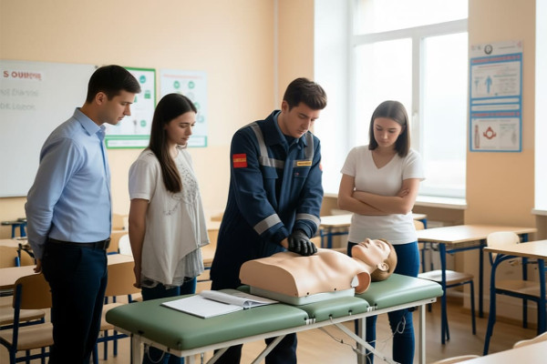 Обучение оказанию первой помощи пострадавшим